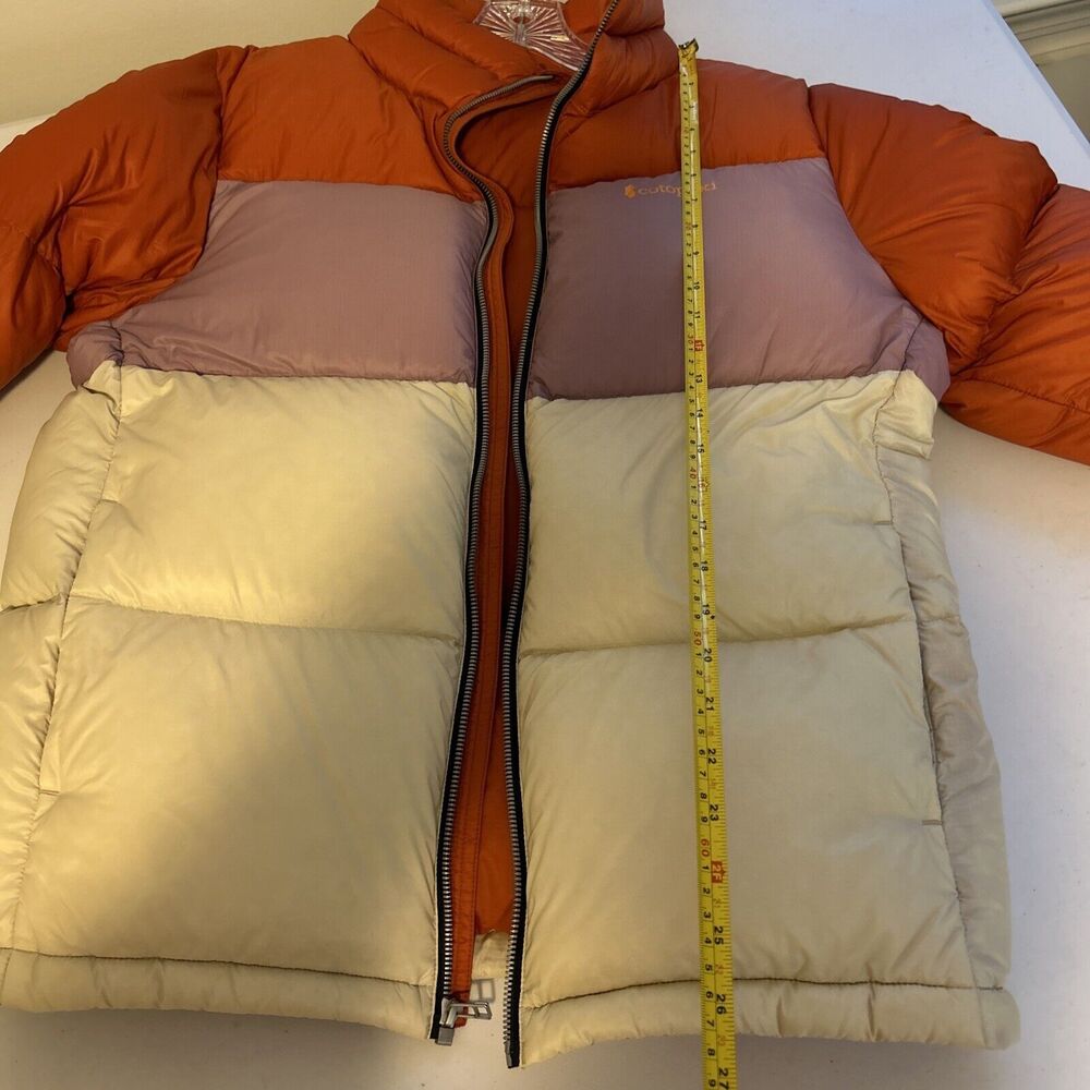 cotopaxi Colorblock Puffer Jacket in Orange, Lavender, Cream - Picture 15 of 16